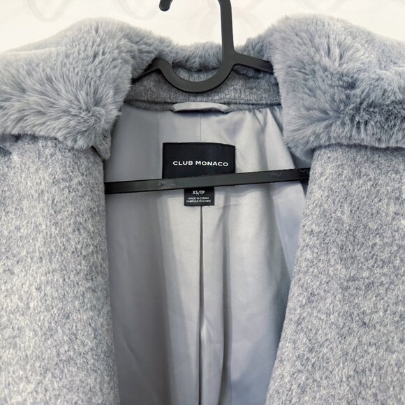 Club Monaco Wool Blend Baylee Coat - Picture 4 of 4